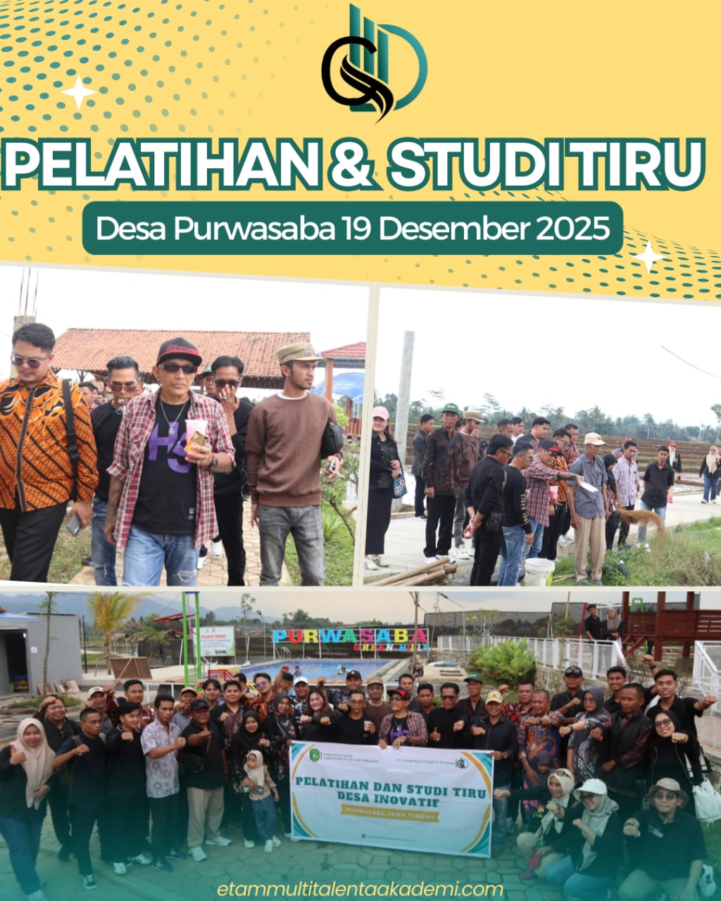 Studi Tiru Tata Kelola Desa Berbasis Praktik Nyata di Purwasaba, Aparatur Pemerintah Desa serta beberapa unsur Kelembagaan Desa Kutai Kartanegara Dapat Pelatihan Langsung